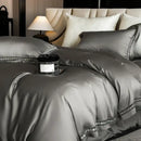 GobekUsa Eucalyptus Fiber Duvet Cover Set: Soft, Silky, Cool, Hollow Edge, Summer Bedding