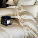 GobekUsa Eucalyptus Fiber Duvet Cover Set: Soft, Silky, Cool, Hollow Edge, Summer Bedding