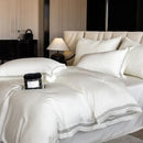 GobekUsa Eucalyptus Fiber Duvet Cover Set: Soft, Silky, Cool, Hollow Edge, Summer Bedding