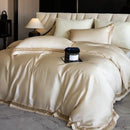 GobekUsa Eucalyptus Fiber Duvet Cover Set: Soft, Silky, Cool, Hollow Edge, Summer Bedding