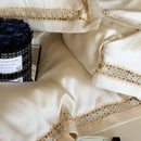 GobekUsa Eucalyptus Fiber Duvet Cover Set: Soft, Silky, Cool, Hollow Edge, Summer Bedding