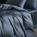 GobekUsa Eucalyptus Fiber Dark Gray Bedding Set: Soft, Silky Duvet Cover, Bed Sheet, Pillowcases