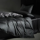 GobekUsa Eucalyptus Fiber Dark Gray Bedding Set: Soft, Silky Duvet Cover, Bed Sheet, Pillowcases