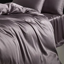 GobekUsa Eucalyptus Fiber Dark Gray Bedding Set: Soft, Silky Duvet Cover, Bed Sheet, Pillowcases