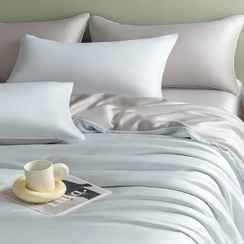 GobekUsa Cool Touch Solid Color Bedding Set - Skin-Friendly & Breathable, photo 3 of 14