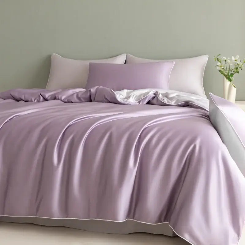 GobekUsa Cool Touch Solid Color Bedding Set - Skin-Friendly & Breathable, photo 12 of 14