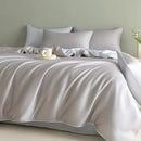 GobekUsa Cool Touch Solid Color Bedding Set - Skin-Friendly & Breathable