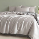 GobekUsa Cool Touch Solid Color Bedding Set - Skin-Friendly & Breathable