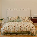 GobekUsa Egyptian Cotton Bedding Set Queen King Ru Double, Quilt Cover Sheet Pillowcase