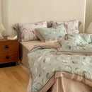 GobekUsa Egyptian Cotton Bedding Set Queen King Ru Double, Quilt Cover Sheet Pillowcase