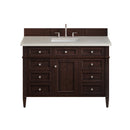 James Martin Brittany 48" Single Bathroom Vanity, Burnished Mahogany