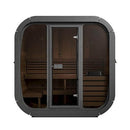 SaunaLife Model CL5G 4-Person Cube-Series Luxury Wooden Outdoor Home Sauna Kit [SL-MODELCL5G] (SAK91835)