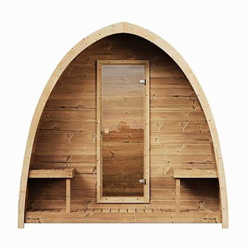 SaunaLife Model G3 Garden-Series Luxury Wooden Outdoor Home Sauna Kit [SL-MODELG3] (SAK94768)