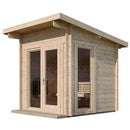 SaunaLife Model G4 6-Person Garden-Series Luxury Wooden Outdoor Home Sauna Kit [SL-MODELG4] (SAK92514)