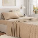 Turkish Cotton Flannel Sheet Set - Plaid & Stripe Collection by Great Bay Home
