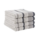 Decorative Cotton Stripe Bath Towel Set - Noelle Collection by Great Bay Home