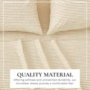 Striped Sheet Set - Evette Collection by Great Bay Home