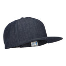 5 Panel Flat Bill Snapback Cap