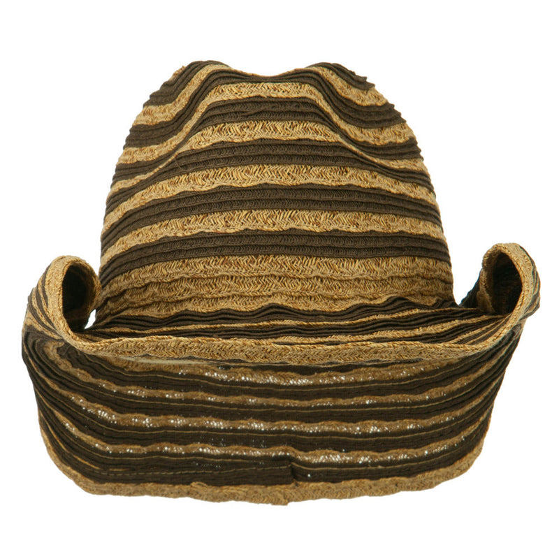 Women's UPF 50+ Striped Cowboy Hat