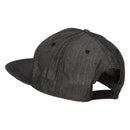 5 Panel Flat Bill Snapback Cap