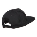 5 Panel Flat Bill Snapback Cap