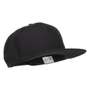 5 Panel Flat Bill Snapback Cap