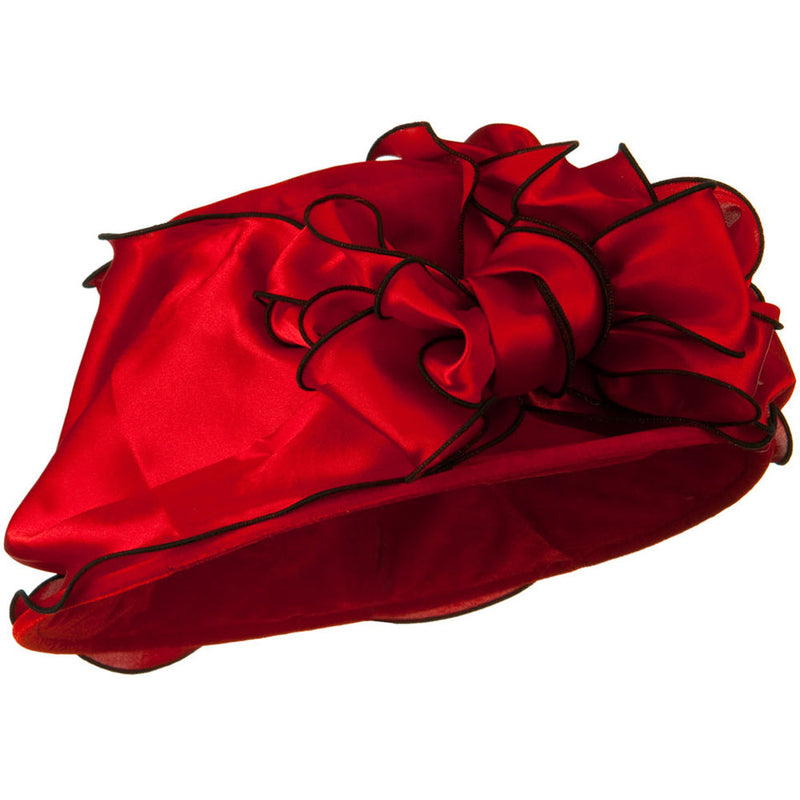 Satin Band Velvet Hat