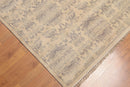 6' x 9' Hand Knotted Damask Design 100% Wool Area rug Beige