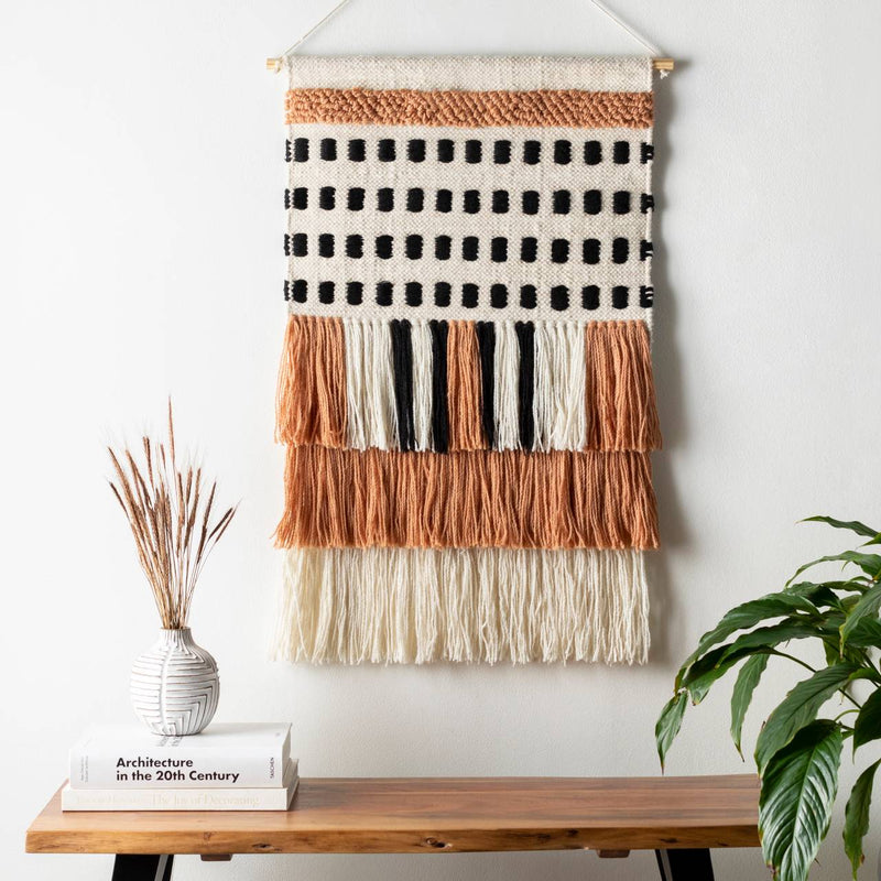 Puhret Burnt Orange Wall Hanging