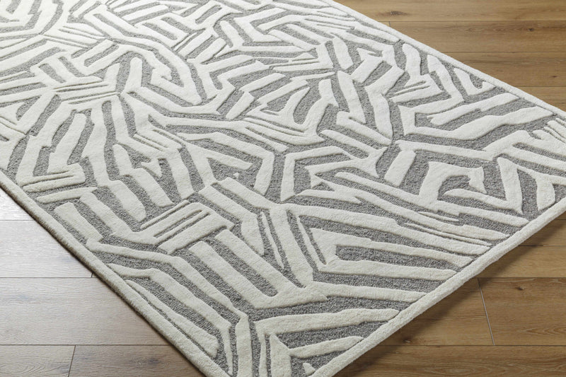 Avian Gray Wool Area Rug