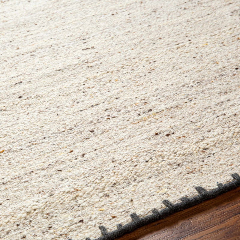 Ayumu Beige Hand Woven Wool Area Rug