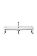 James Martin Boston 15.25" Floating Wall Bracket, Brushed Nickel