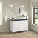 James Martin Lorelai 48" Single Bathroom Vanity, Bright White