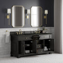 James Martin Brookfield 72" Double Bathroom Vanity, Black Onyx