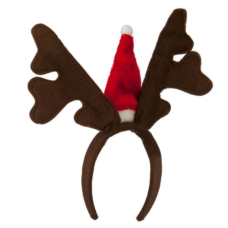 Santa Antlers Cap Headband