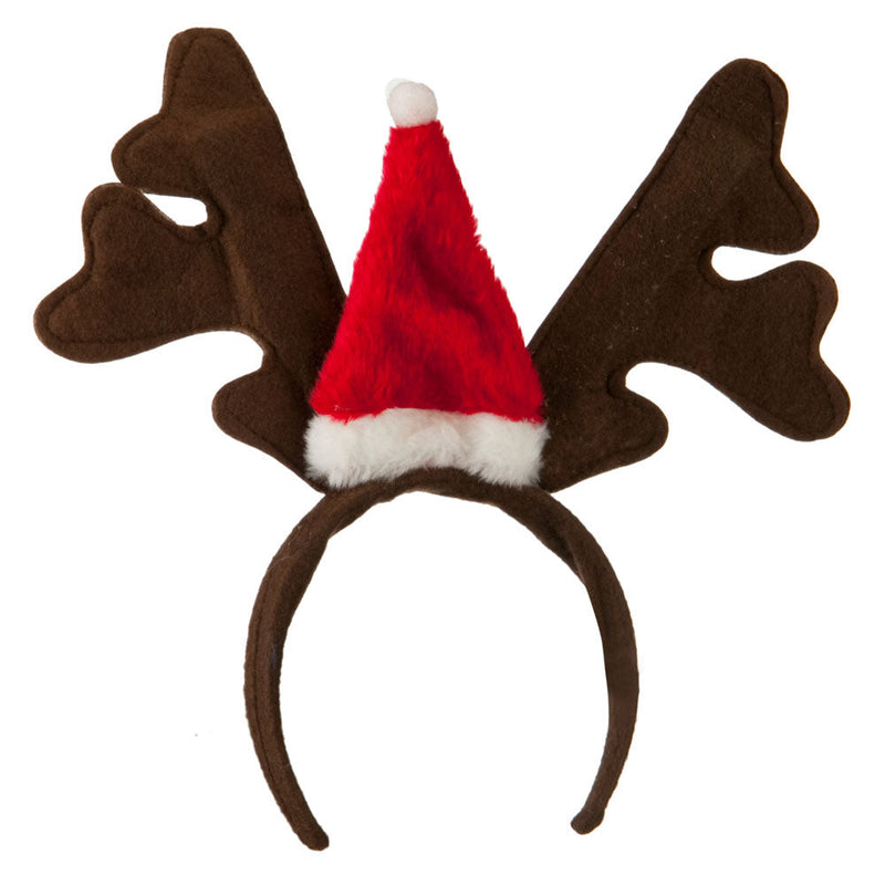 Santa Antlers Cap Headband
