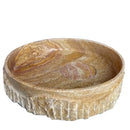 Handcrafted Gold Travertine Bathroom Vessel Sink 18 Inch Rustic