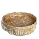 Handcrafted Gold Travertine Bathroom Vessel Sink 18 Inch Rustic
