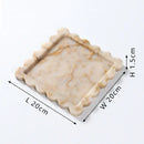 GobekUsa Calacatta Viola Marble Tray: Luxury Vanity & Kitchen Decor Tray