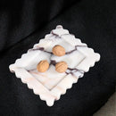 GobekUsa Calacatta Viola Marble Tray: Luxury Vanity & Kitchen Decor Tray