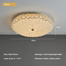 GobekUsa Crystal Dimmable LED Ceiling Light for Modern Bedroom Decor