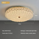 GobekUsa Crystal Dimmable LED Ceiling Light for Modern Bedroom Decor