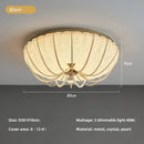 GobekUsa Crystal Dimmable LED Ceiling Light for Modern Bedroom Decor