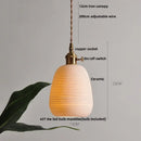 GobekUsa Ceramic LED Pendant Lamp with Adjustable Copper Socket - Nordic Modern Home Decor