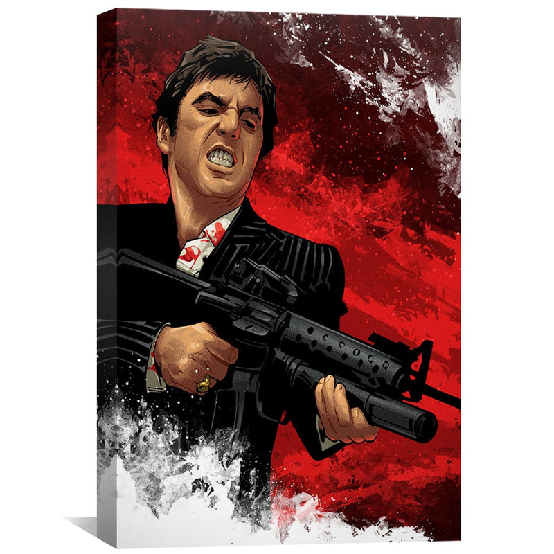 Scarface Shot Canvas