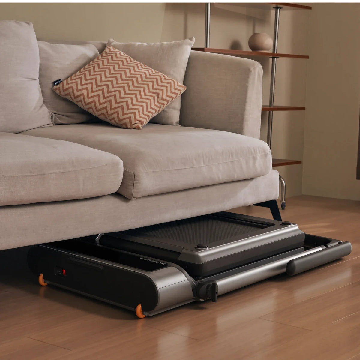 WalkingPad MX3 Folding Treadmill With Handrail, installed in a room