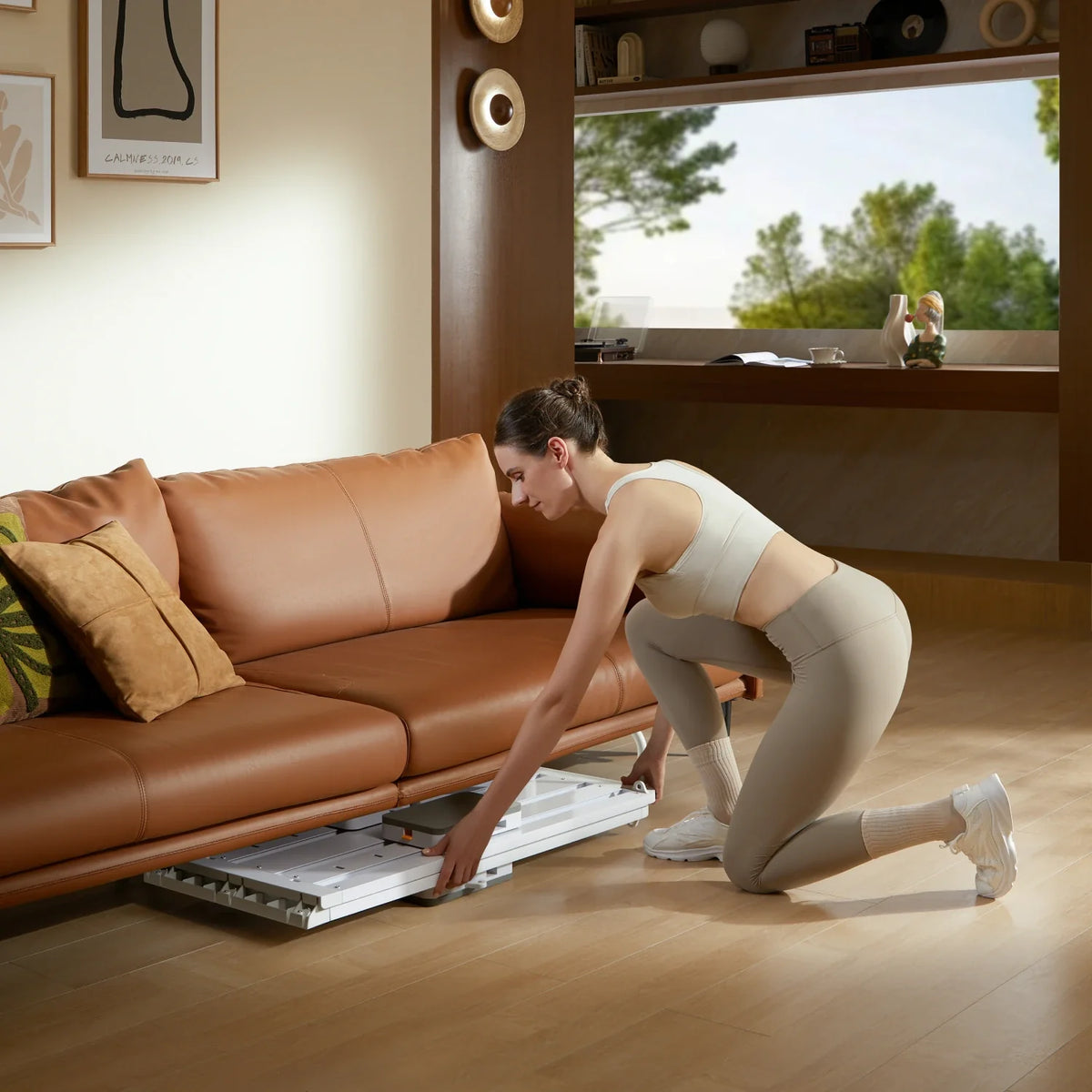 C1  Pilates Crawler, installed in a room