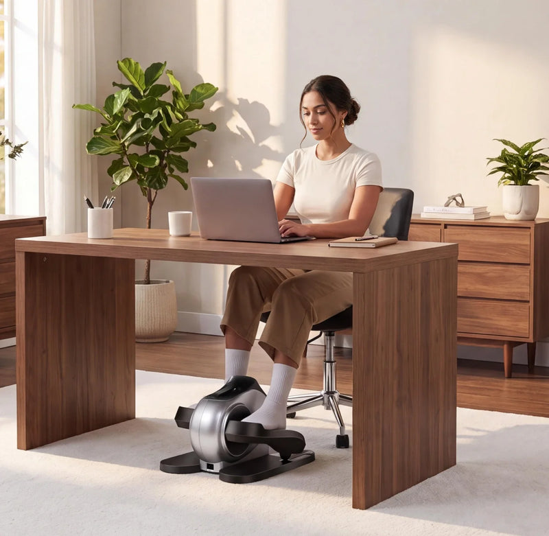 E1 Under Desk Elliptical, installed in a room