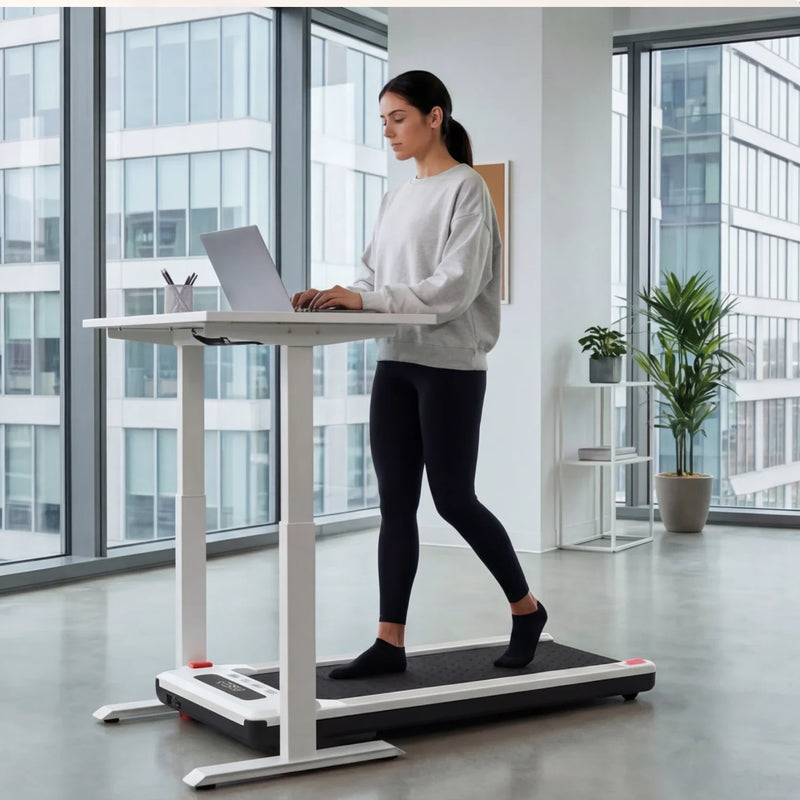 WalkingPad Massage Step with 5% Incline, installed in a room