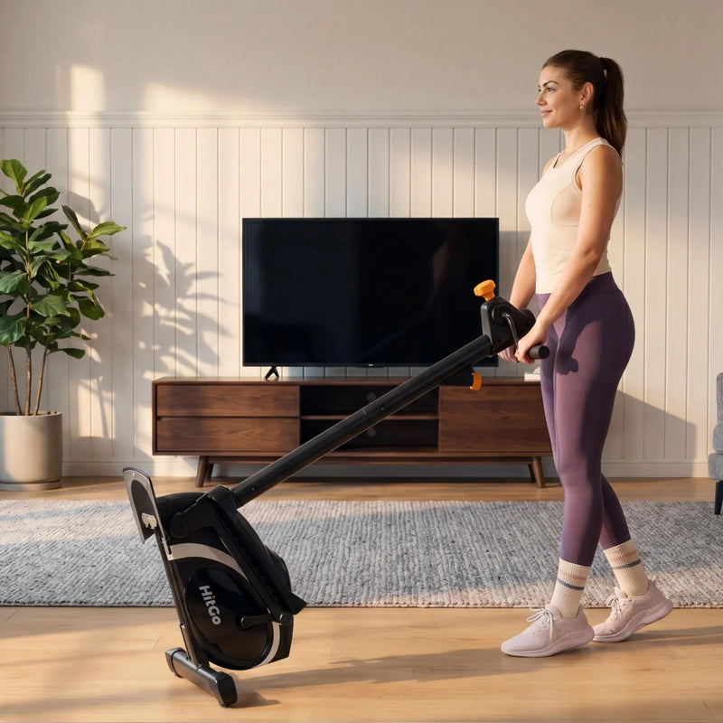 MINI-E 3-in-1 Elliptical Exercise Machine, installed in a room